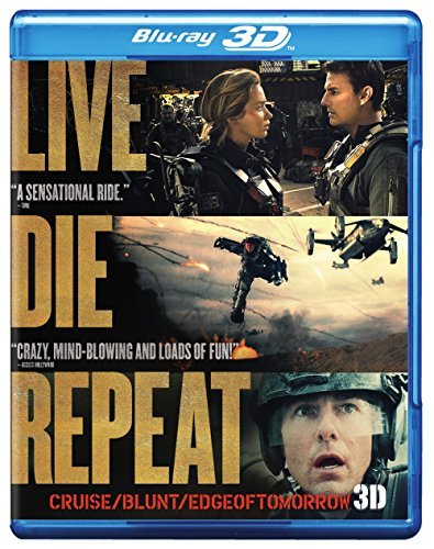Live Die Repeat: Edge of Tomorrow/Cruise/Blunt@3d/Blu-ray/Dvd/Uv@PG13