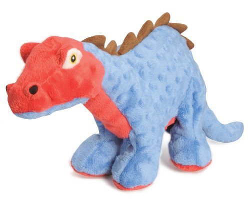 goDog® Dinos Spike with Chew Guard Technology Squeaker Plush Dog Toy, Large