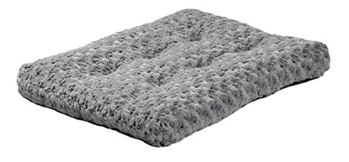 MidWest Quiet Time Ombre Swirl Grey Dog and Cat Bed