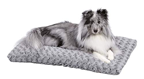 MidWest Quiet Time Ombre Swirl Grey Dog and Cat Bed