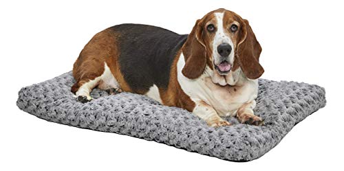 MidWest QuietTime® Deluxe Ombré Swirl Pet Bed-Gray