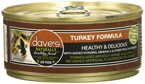 Dave's Naturally Healthy™ Grain Free Canned Cat Food Turkey Formula