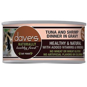 Dave's Naturally Healthy Cat Food Ahi Tuna & Shrimp Dinner