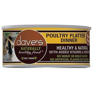 Dave's Naturally Healthy™ Grain Free Canned Cat Food Poultry Platter Dinner Formula