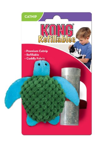 KONG Refillable Turtle Catnip Cat Toy