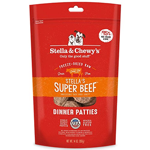 Stella & Chewy's Stella's Super Beef Freeze-Dried Dinner Patties for Dogs