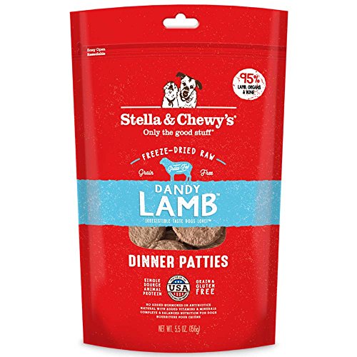 Stella & Chewy's Dandy Lamb Freeze-Dried Dinner Patties for Dogs