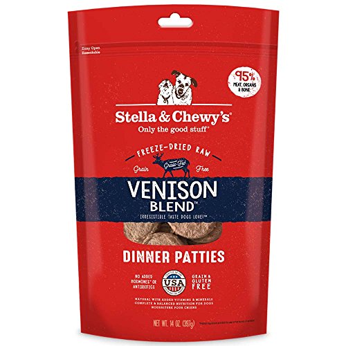 Stella & Chewy's Simply Venison Freeze-Dried Dinner Patties for Dogs