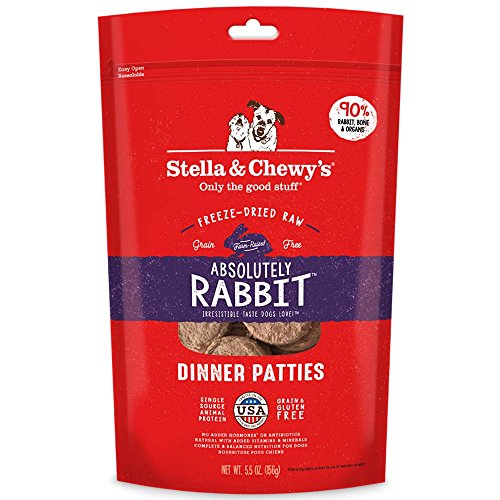 Stella & Chewy's Absolutely Rabbit Freeze-Dried Dinner Patties for Dogs