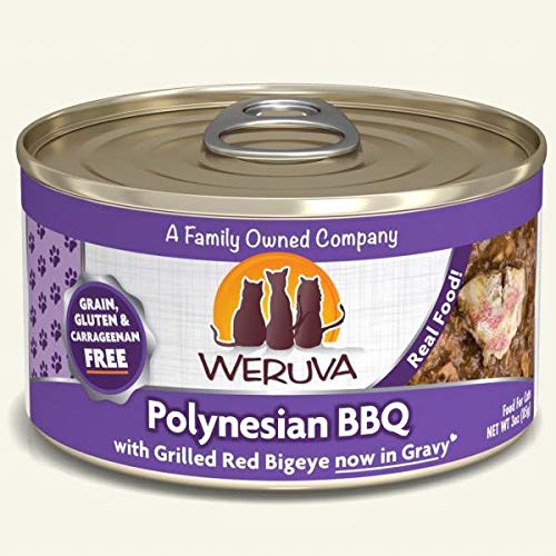 Weruva Polynesian BBQ with Grilled Red Bigeye in Gravy for Cats