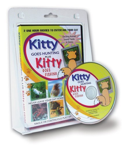Features changing action packed scenes to hold you/Pet Qwerks Kitty Movie Entertainment Dvd For Cats