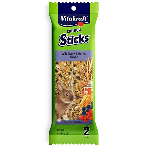 Vitakraft® Crunch Sticks Wild Berry & Honey Flavor Treat for Pet Rabbits