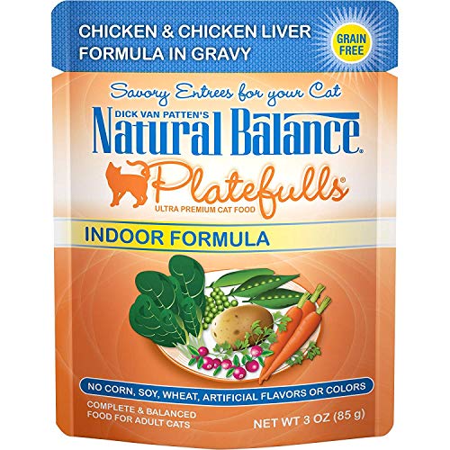 Natural Balance Platefulls® Indoor Chicken & Chicken Liver Formula in Gravy Cat Food