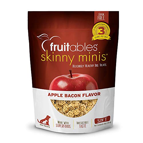 Fruitables Skinny Minis Dog Treats - Apple & Bacon