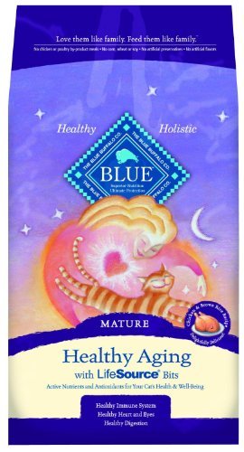 Blue Buffalo BLUE Healthy Aging Mature Chicken & Brown Rice Recipe for Mature Cats