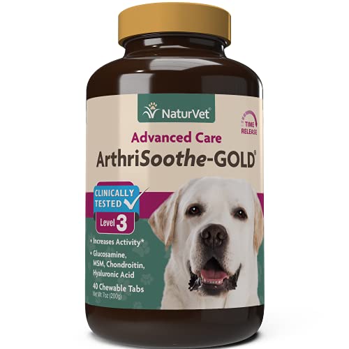 NaturVet Dog Hip & Joint Chewable Tablets - ArthriSoothe Gold Level 3