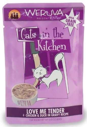 Weruva Cats in the Kitchen Pouch, 3 oz, Love Me Tender