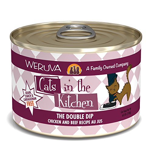 Weruva Cats in the Kitchen The Double Dip Chicken and Beef Recipe Au Jus for Cats