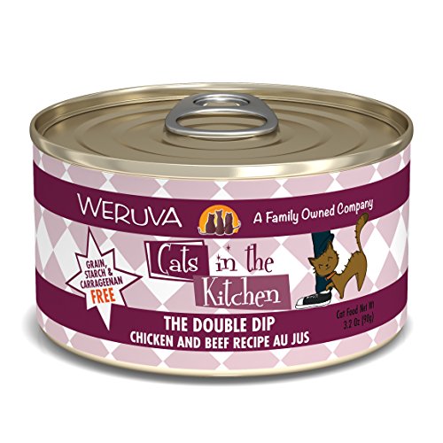 Weruva Cats in the Kitchen The Double Dip Chicken and Beef Recipe Au Jus for Cats