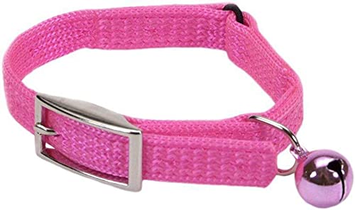 Snag-Proof Safety Cat Collar-Neon Pink