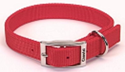 Coastal Double-Ply Dog Collar-Red
