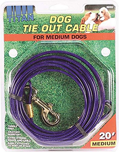 Coastal Titan Dog Tie Out - Medium Cable