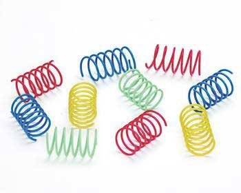 Ethical Cat Toy - Colorful Cat Springs Wide-10 Pack