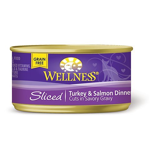 Wellness Complete Health Sliced Turkey & Salmon Dinner Cat Food