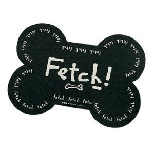 Ore Pet Food Mat - Recycled Rubber Fetch Bone