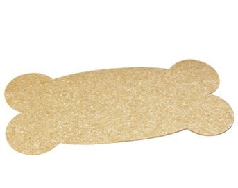 Ore Pet Food Mat - Recycled Rubber Natural Bone