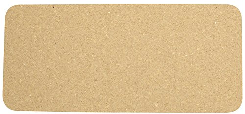 Ore Pet Food Mat - Recycled Rubber Natural Skinny Rectangle
