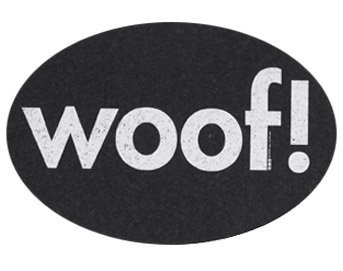 Ore Pet Food Mat - Recycled Rubber Woof