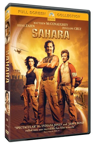 Sahara (2005)/Mcconaughey/Zahn/Cruz@DVD@Pg13