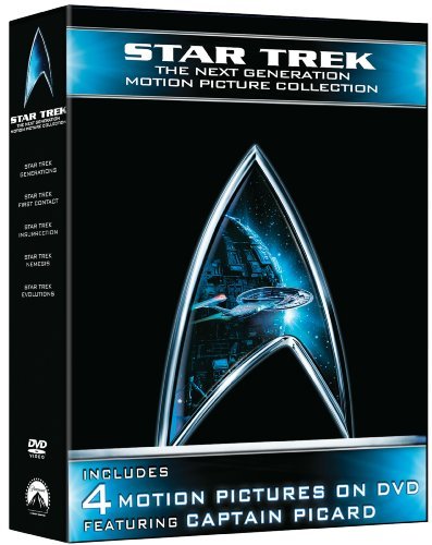 Star Trek Next Generation Motion Picture Collection Frakes Burton Stewart Spiner DVD Pg13 Ws 