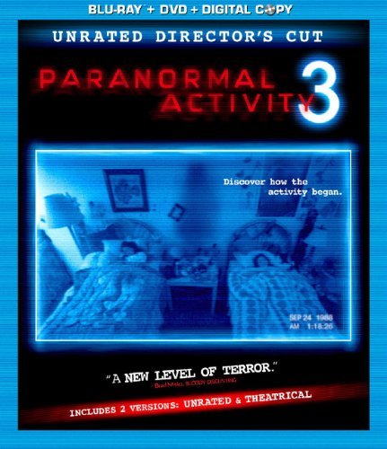 Paranormal Activity 3 Featherston Grayden Bittner Blu Ray DVD Dc R Ws 