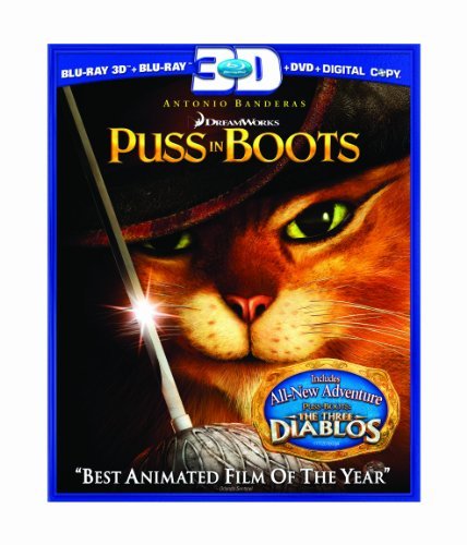 Puss In Boots (2011) 3d 2d Puss In Boots (2011) 3d 2d Blu Ray Ws Pg Incl. DVD Dc 