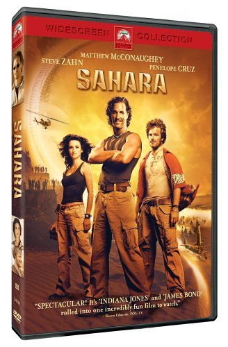Sahara (2005) Mcconaughey Zahn Cruz DVD Pg13 