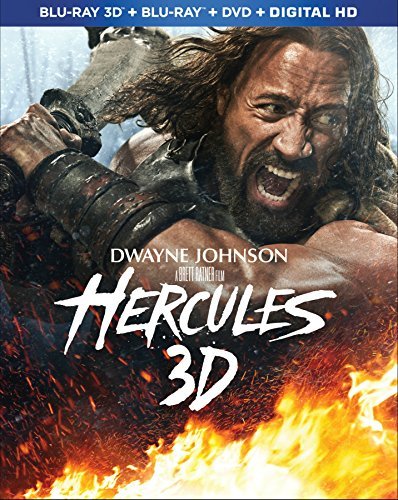 Hercules (2014) Johnson Hurt Mcshane 3d Blu Ray DVD Dc Pg13 