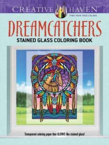 Marty Noble/Creative Haven Dreamcatchers Stained Glass Colorin