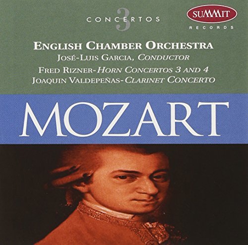 Wolfgang Amadeus Mozart Concerto Clarinet Concerto Hor Valdepenas (cl) Rinzer (hn) Garcia English Co 
