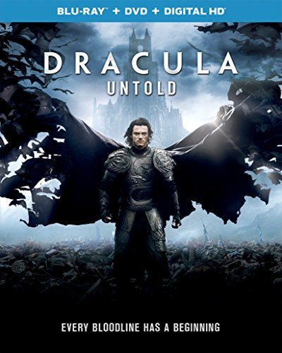 Dracula Untold Evans Cooper Gadon Blu Ray DVD Dc Pg13 