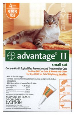 Elanco Advantage II Flea Prevention - For Cats 5 to 9 lbs