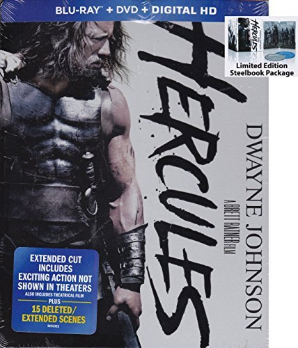 Dwayne Johnson/Hercules Steelbook (Blu-Ray / Dvd / Digital Hd)