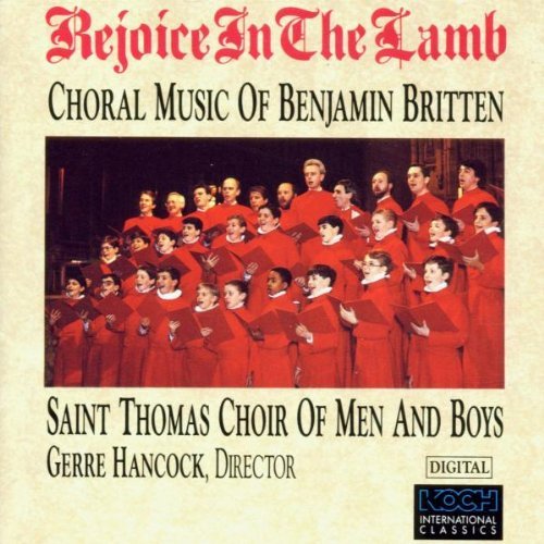 B. Britten Choral Music Kleinschmidt*michael (org) Hancock St. Thomas Choir 
