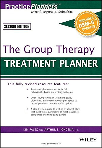 Berghuis The Group Therapy Treatment Planner With Dsm 5 Up 0002 Edition;updated 2nd 
