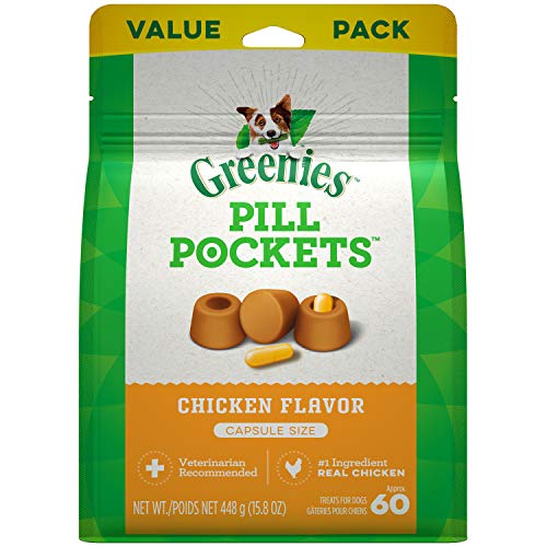 Greenies Dog Treats - Capsule Pill Pockets - Chicken