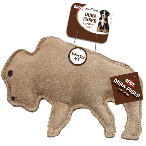 Dura Fused Leather Buffalo Dog Toy