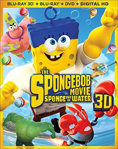 Spongebob Movie: Sponge Out Of Water/Spongebob Movie: Sponge Out Of Water@3D/Blu-ray/Dvd/Dc@Pg