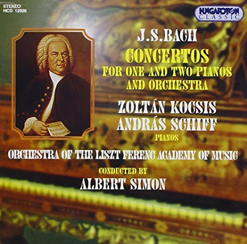 Johann Sebastian Bach Concertos For One Ad Two Piano Kocsis Schiff (pnos) Simon Liszt Acad 