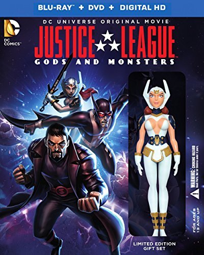 Justice League: Gods & Monsters/Justice League: Gods & Monsters@Blu-ray/Dvd/Dc/Figurine@Pg13